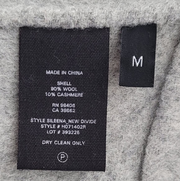 Theory Sileena Jacket in Double-Face Wool-Cashmere Size Medium - Picture 5 of 6